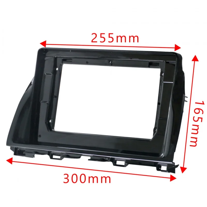 10 1-дюймовый автомобильный радиоприемник с большим экраном 2 Din android лицевая рамка