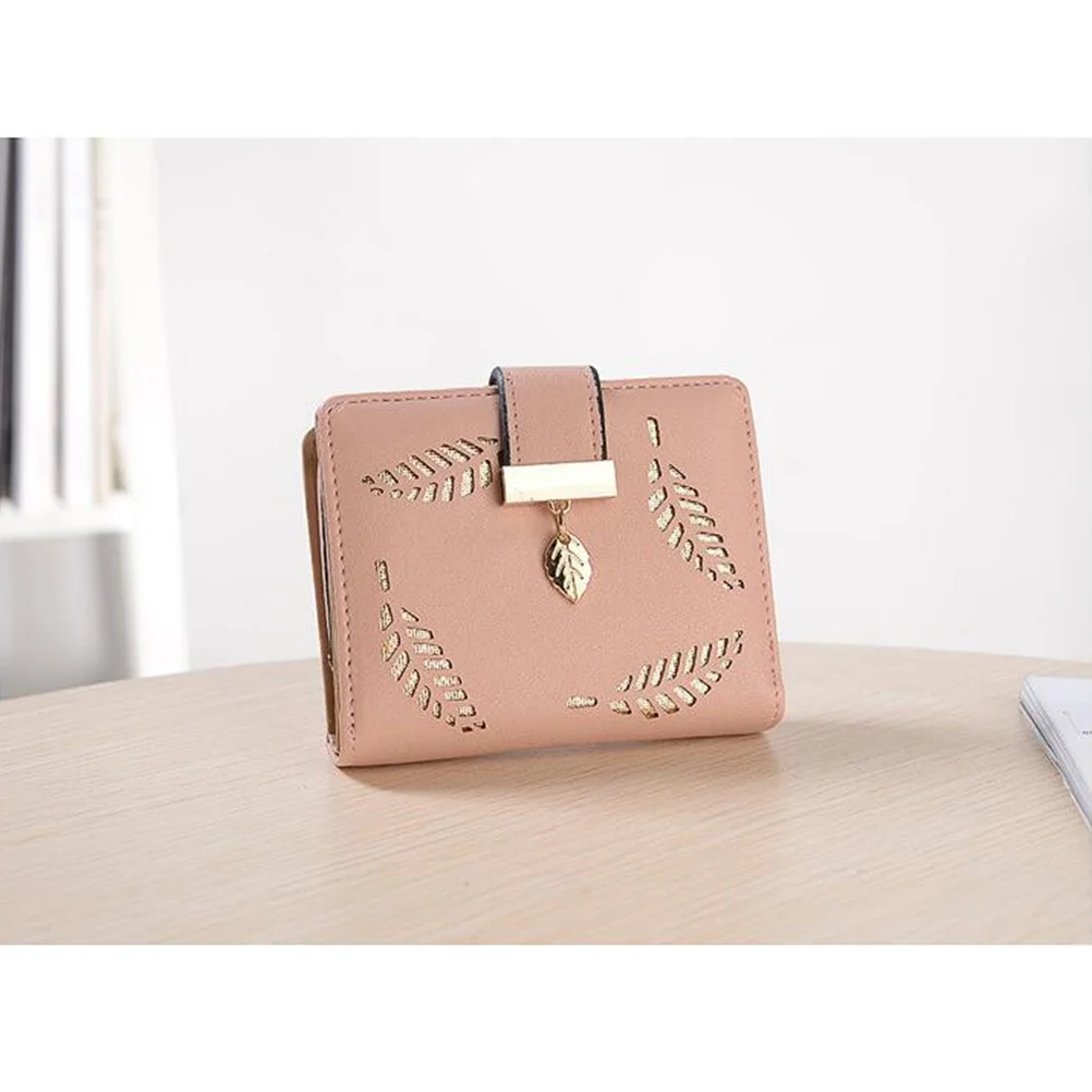 

Coin Pouch Wallet Pocket Purse Ladies Wristlet Box Case Zip Pu Clutch Girl Buckle Checkbook Cash Block Organizer Window Luxury