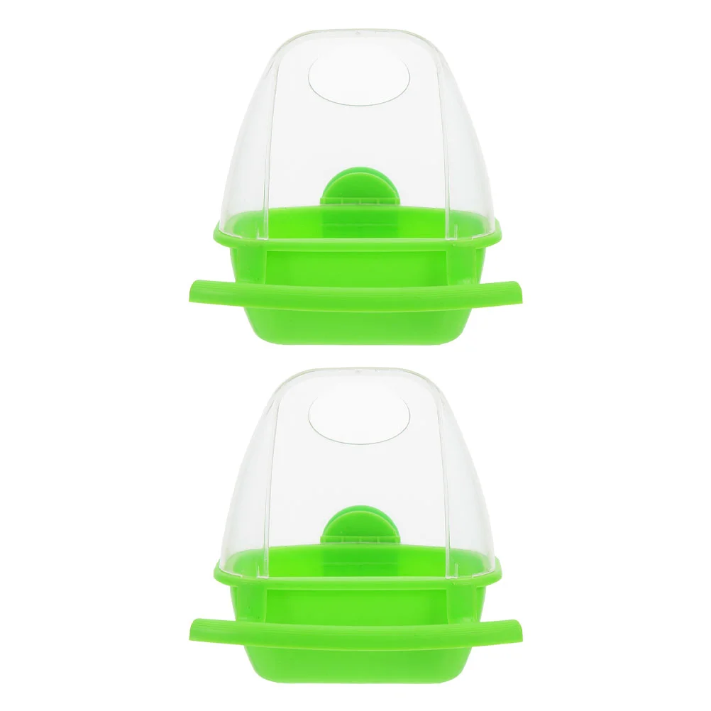 

Bird Feeder Cageparrot Bowl Water Feeding Dispenser Hanging Parakeet Accessories Cups Bowls Dish Feeders Container Accessory