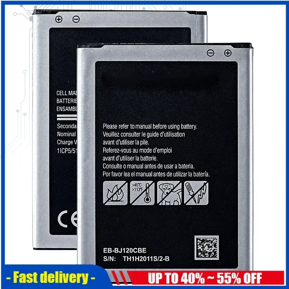 EB-BJ120CBE EB-BJ120CBU 2050 мАч Аккумулятор мобильного телефона для Samsung Galaxy Express 3 J1 (2016) J120 J120F