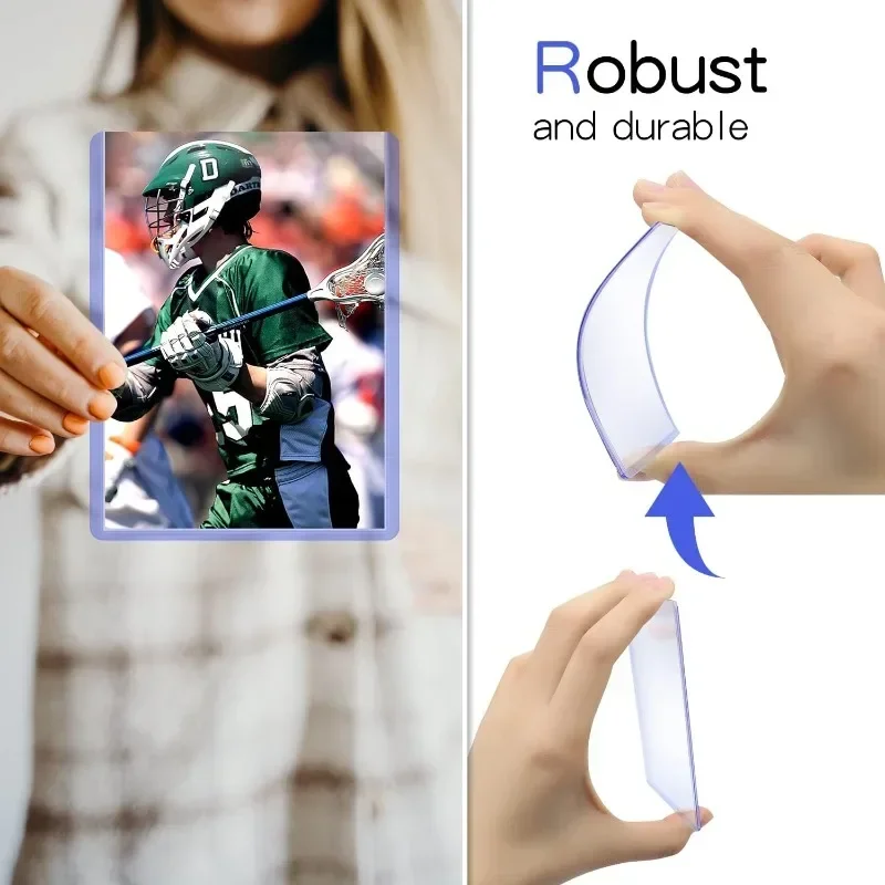 10/1 шт. прозрачные защитные открытки из ПВХ