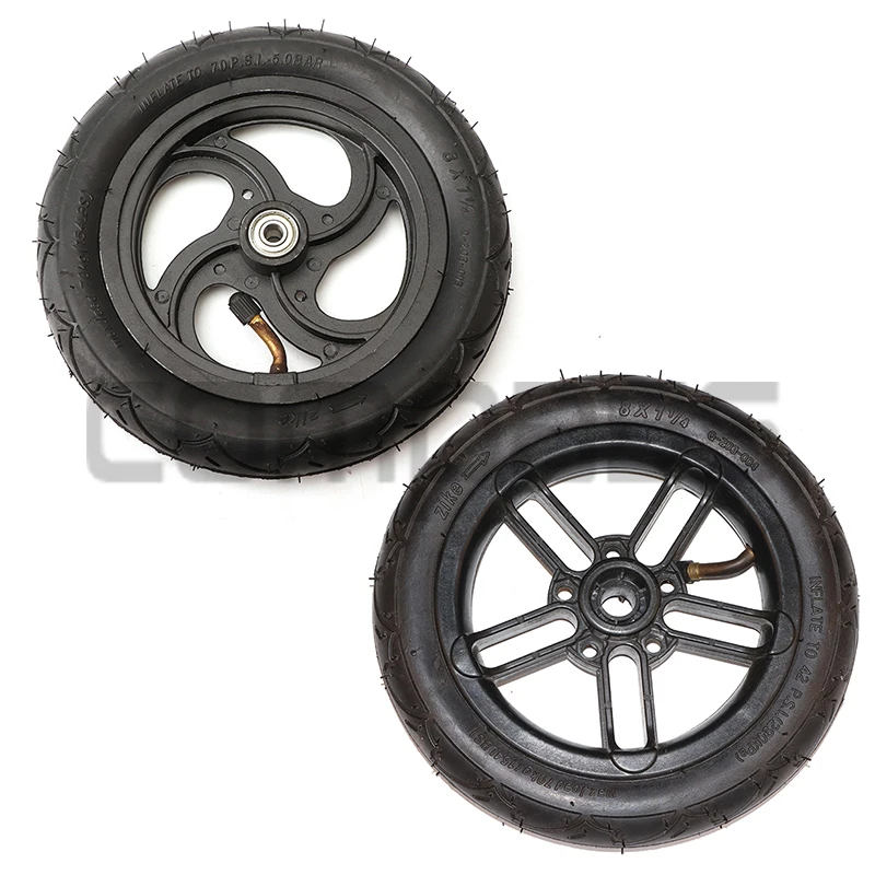 

high quality wheels 8X1 1/4 wheels 8 inch casters with tires and inner tubes for motorcycles and electric scooters