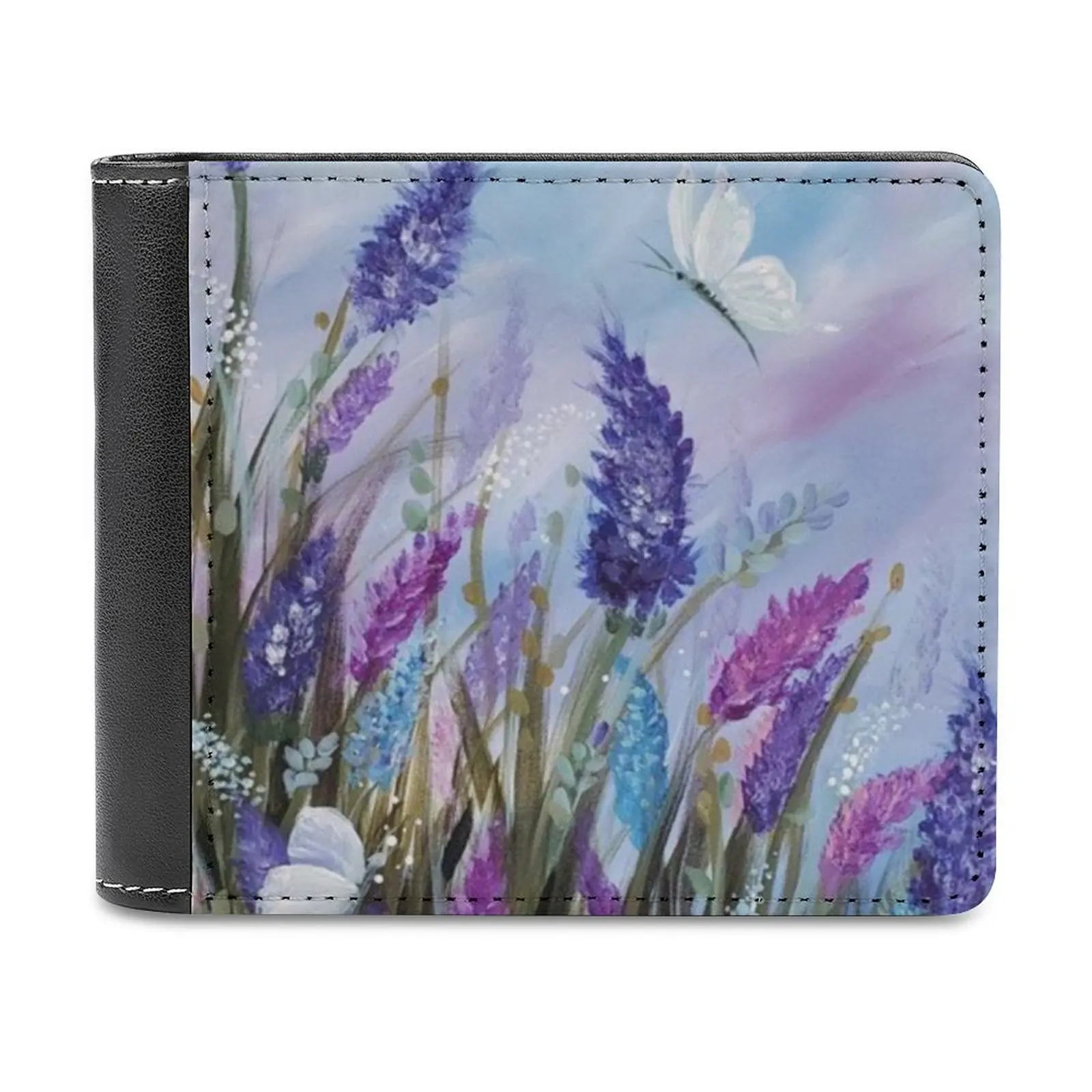 

Flower Colors Leather Wallet Men Slim Purse Card Holder Wallets Money Bag I Phone 11 Case 12 12 Pro Max Case 13 Case 13 Pro
