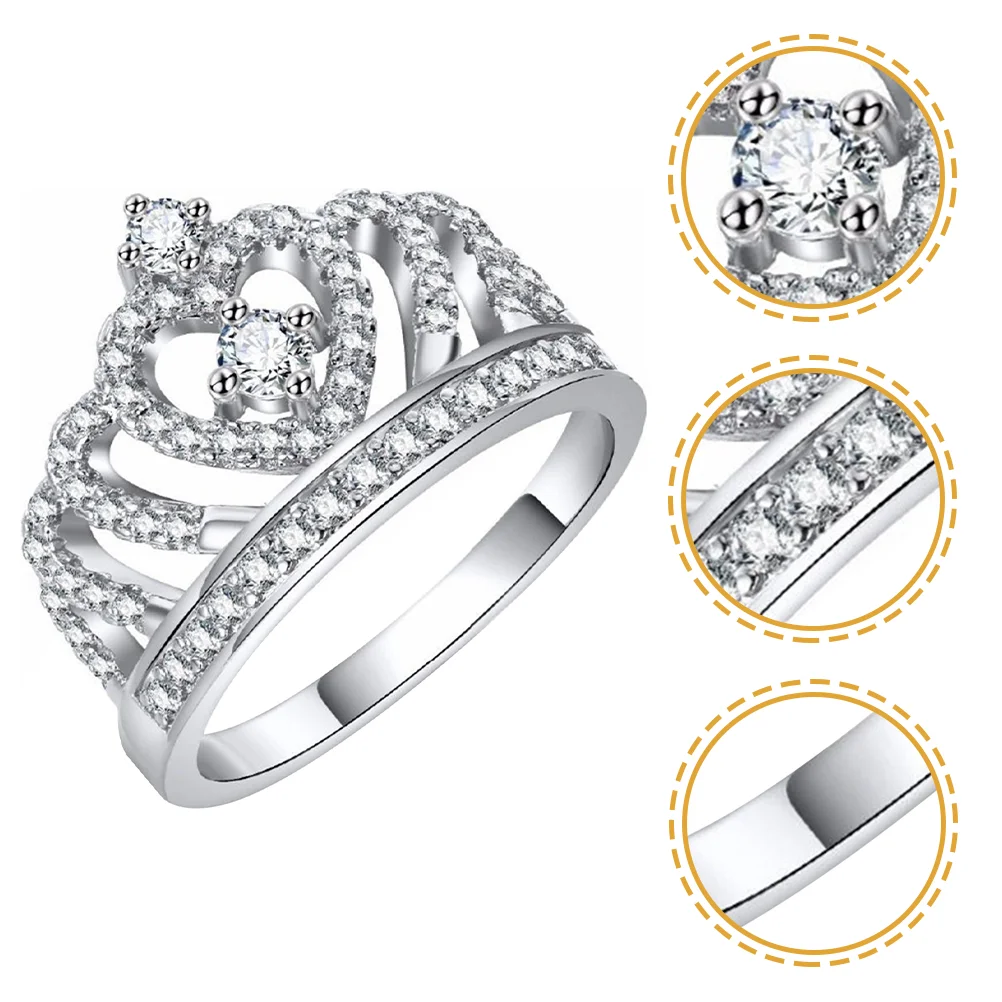 

Ring Rings Fingertiara Womenssets Girlswedding Bands Jewelry Band Woman Decoration Ladies Hearts Decor Knuckle Fashion Female