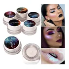 5 цветов блестящие перламутровые радужные индивидуальные натуральные тени для век яркий цвет макияж подкрашивание контура яркий блеск для век