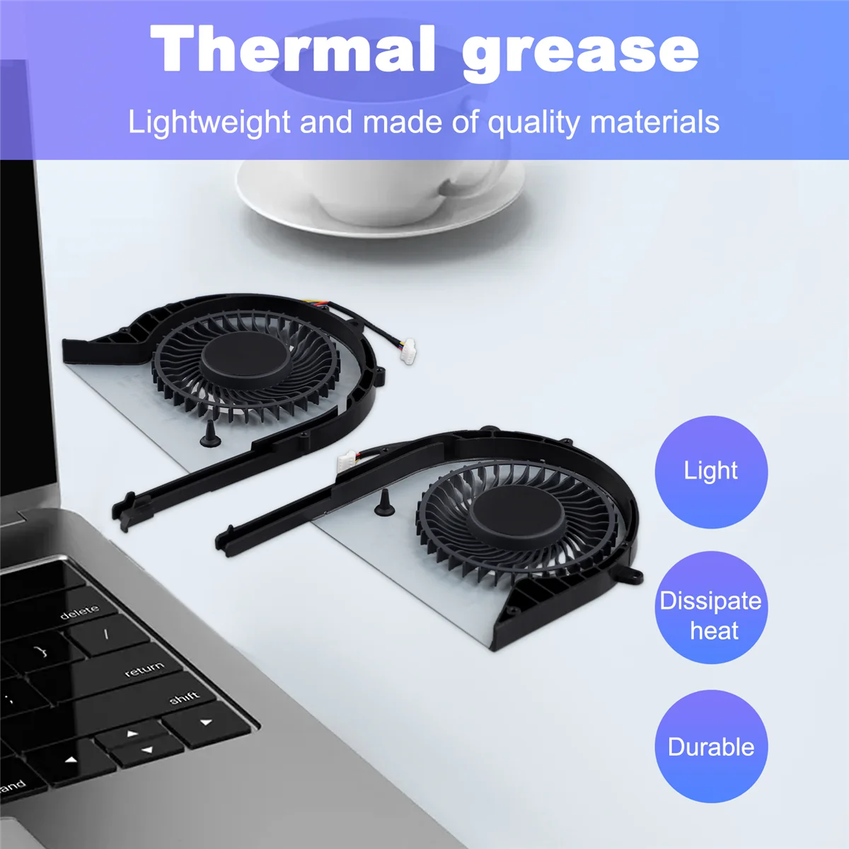 Вентилятор для процессора и графического GL703GE PX703GE GL703 GL503GE GL503