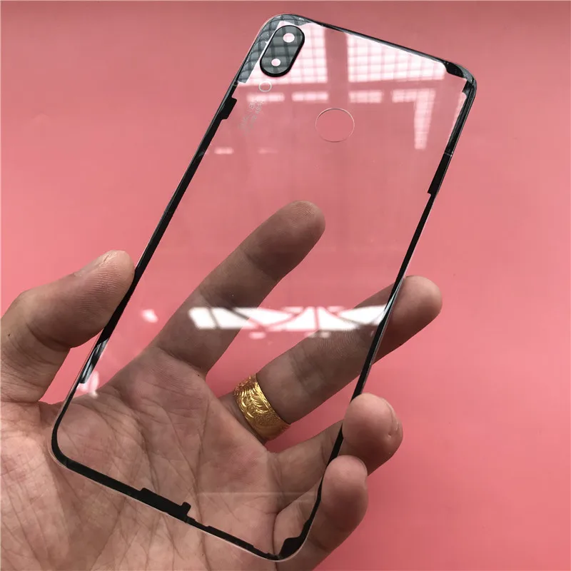 Крышка батарейного отсека 6 3 дюйма для Huawei Nova 3i P Smart Plus Задняя стеклянная крышка