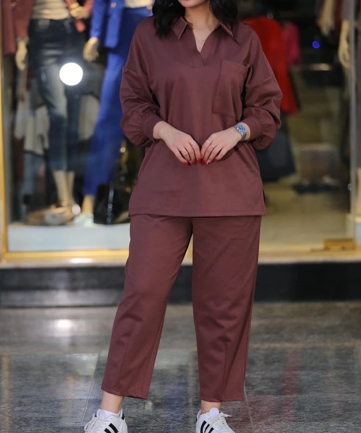 Рисунок 5 - Женский модный брючный костюм 2023