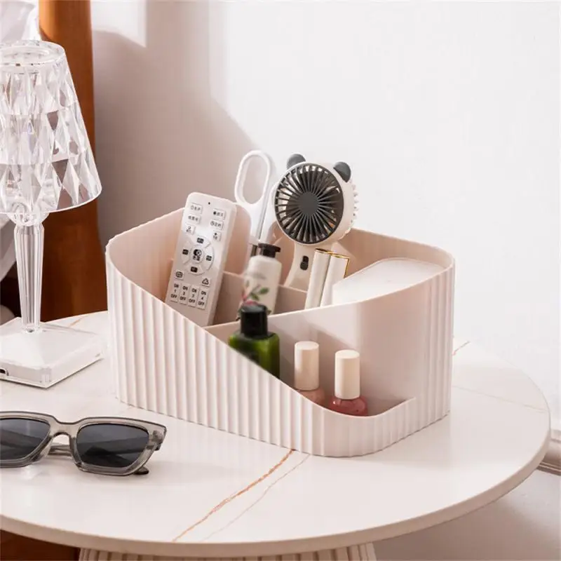 

Stationery Storage Box Plastic Convenient And Practical Large Capacity Storage Grid Design Small And Practical Storage Box