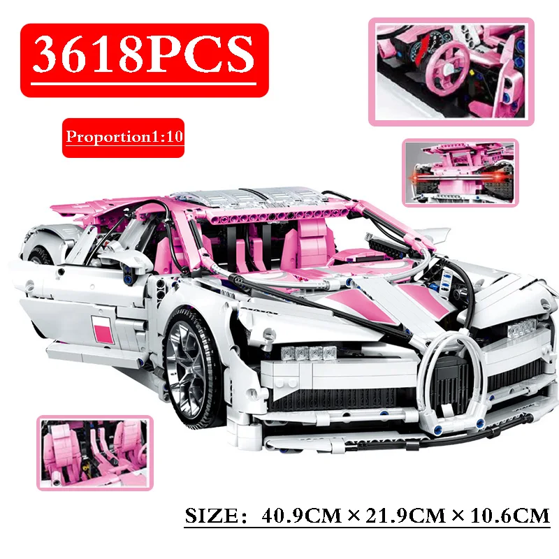 

Новый супер крутой спортивный автомобиль 1:8 строительный блок 42083 собранная технология конструктор Набор игрушек подарок взрослым на Рожде...