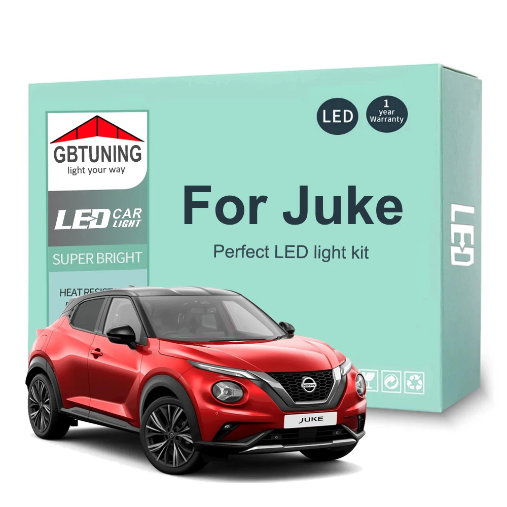 

LED Interior Light Bulb Kit For Nissan Juke 2011-2015 2016 2017 2018 2019 2020 2021 2022 Car LED Dome Trunk Lamp Canbus No Error