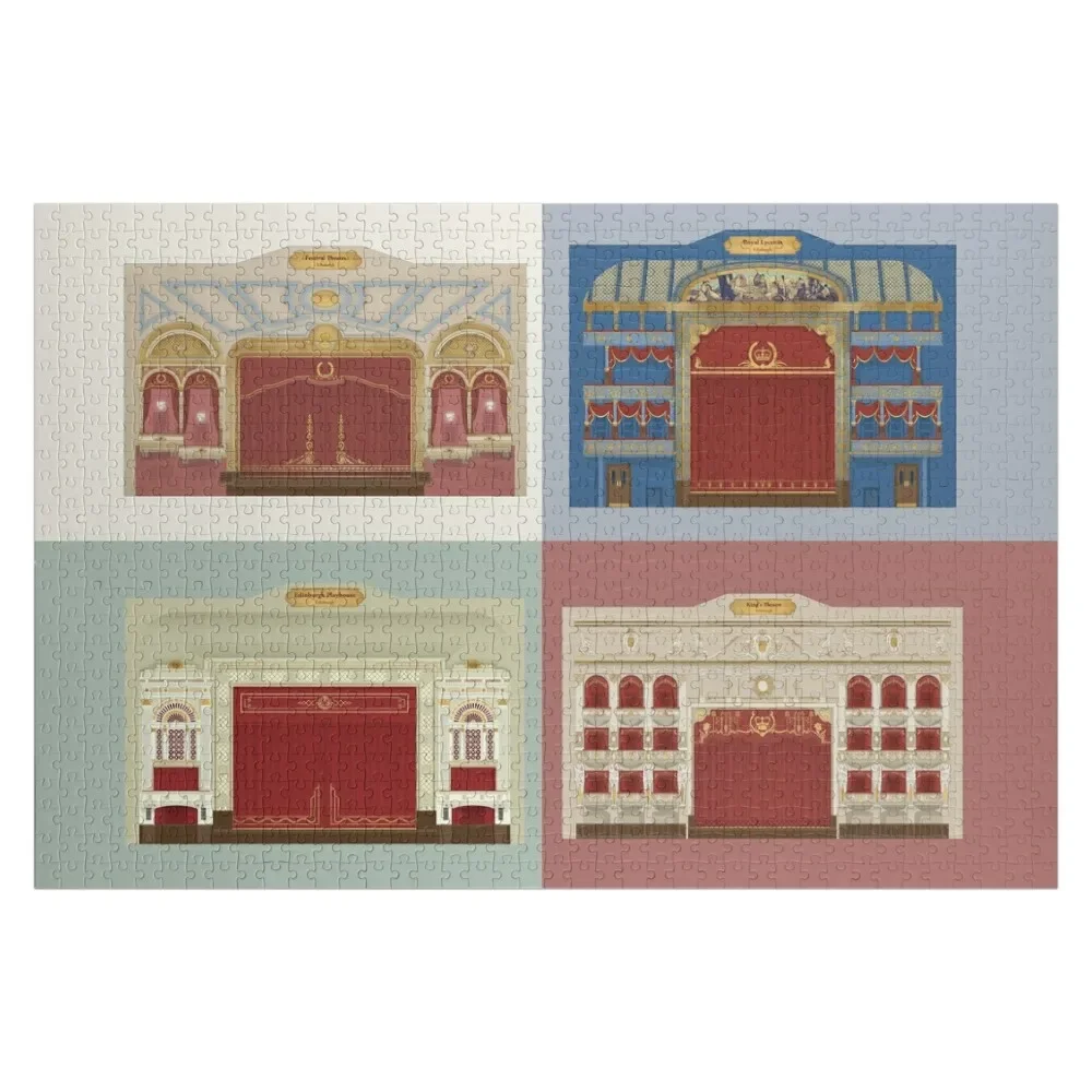 Пазл-головоломка Edinburgh Theatres персонализированный для детей детская