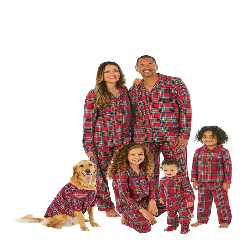 

Family Red Flannel Pajama Set