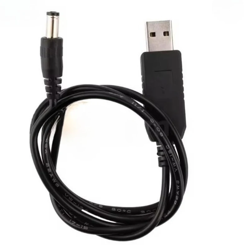 Фото USB-to-dc5521 одноточечный двухточечный шнур питания revolution dc5525 с женской головкой, соединительный кабель с одним поворотом и двумя разъемами, удлинительный кабель №3