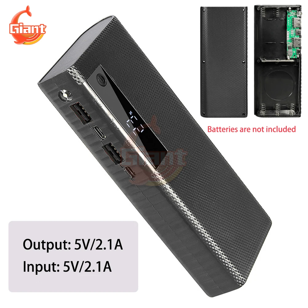 

Gaqqee 5-секционное зарядное устройство для аккумуляторов 21700