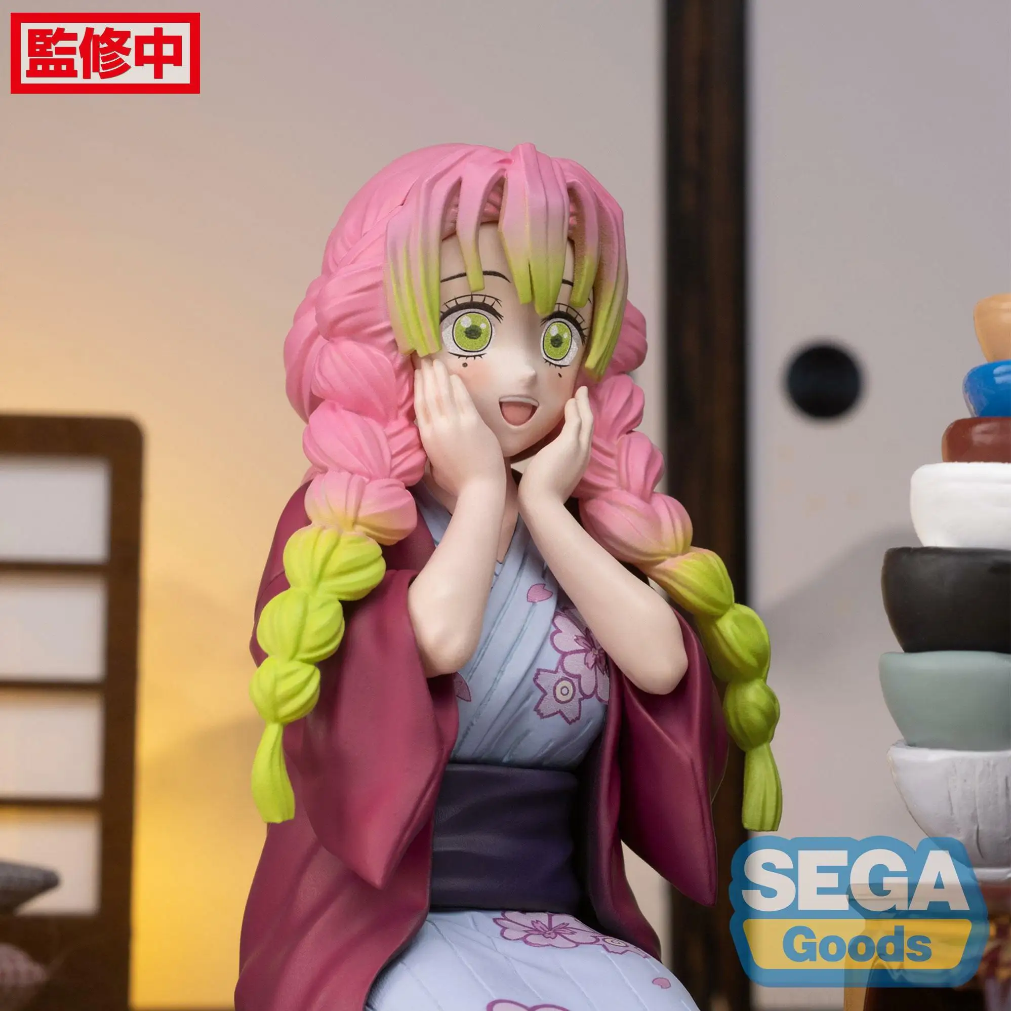 Набор для косплея Kanroji Mitsuri из аниме рассекающий демонов мультяшный макет гаража