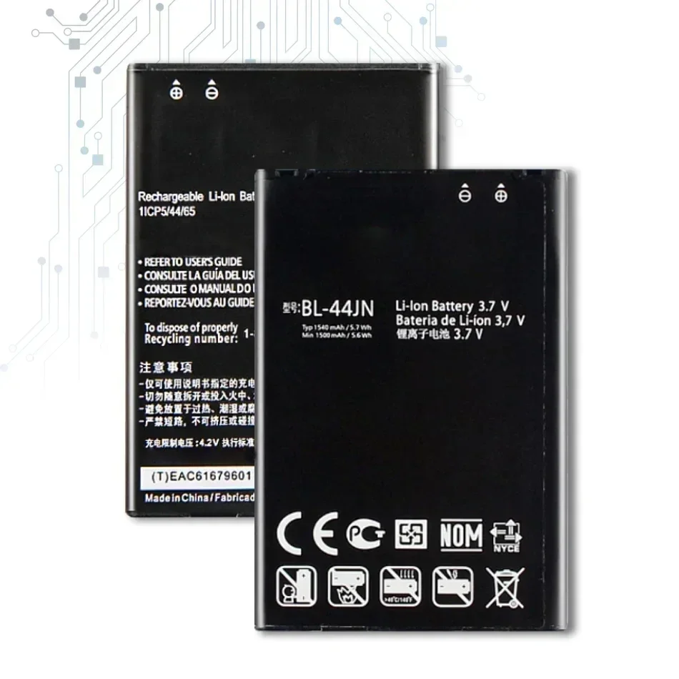 BL-44JH BL-44JN BL-44JR BL-52UH BL-59JH BL-53QH BL-41ZH Аккумулятор для LG Optimus L7 P700 P750 P705 MS770 E440 E460 E455 BL 44JH