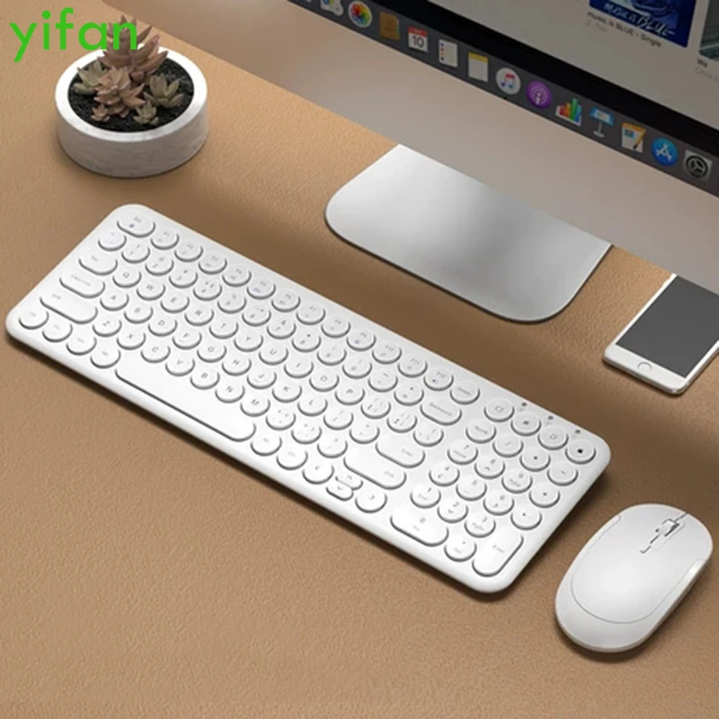 B.O.W беспроводная клавиатура для подзарядки 2 4 ГГц USB-клавиатура