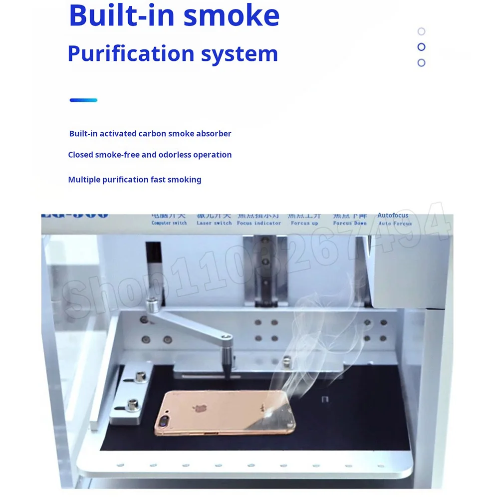 LG500 LG600 Автоматическая лазерная машина холодного света для мобильного телефона