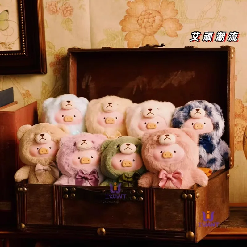 Виниловый Плюшевый Брелок Lulu Pig Vintage Teddy Blind Box Коллекционная Милая Уникальная