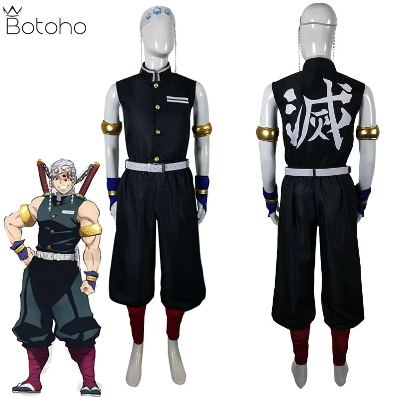 

Demon Slayer Season 2 Uzui Tengen Cosplay Costume Outfits Halloween Carnival Suit