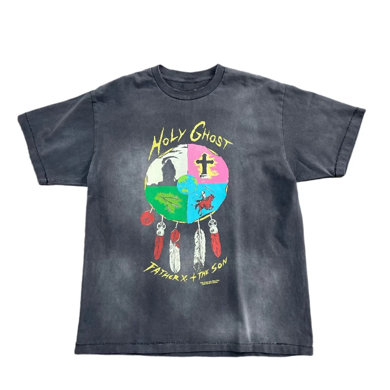 Модные потертые футболки повседневная одежда для мужчин удобные мужские