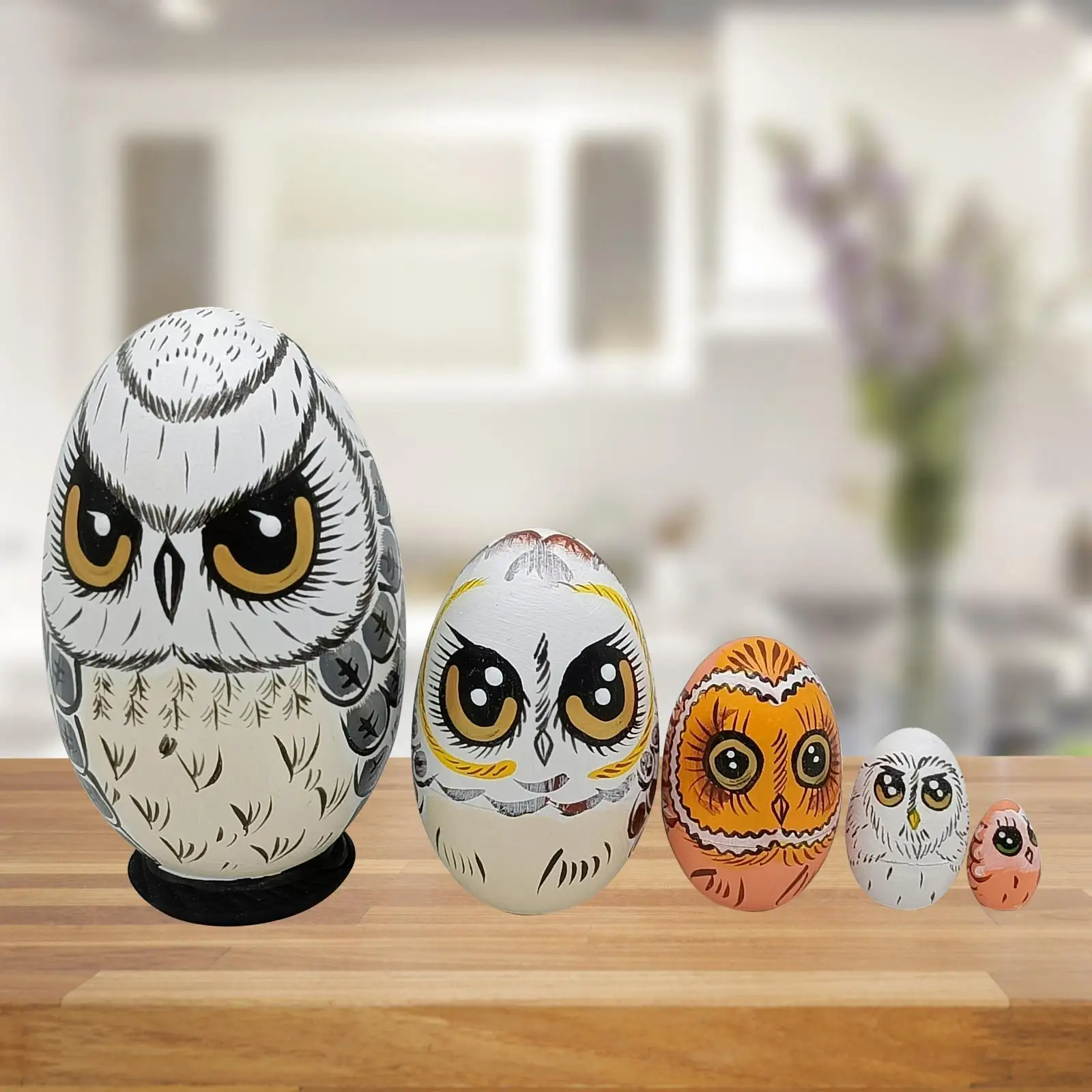 

5x Matryoshka Russian Stacking Dolls Russian Nesting Dolls for Collectible