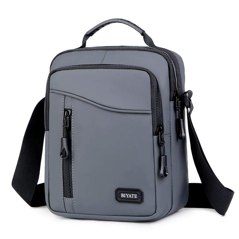 

Man Handbag Messenger Bag Male Side Bags Guarantee Men's Bags Mens Travel School Retro Zipper Shoulder Bag Casual Crossbody Bag