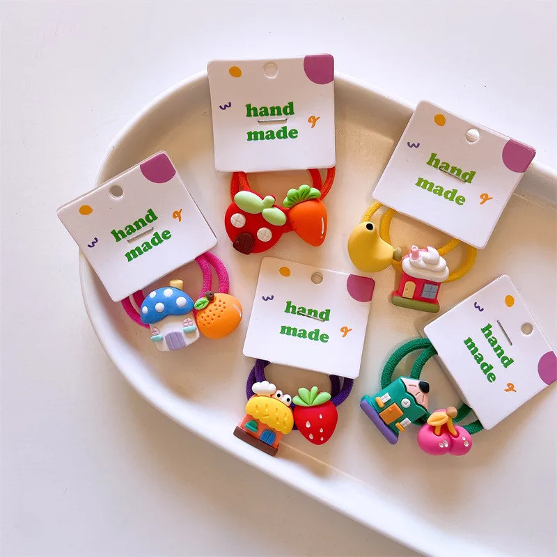 

2 шт., Детские резинки для волос, не повреждают волосы