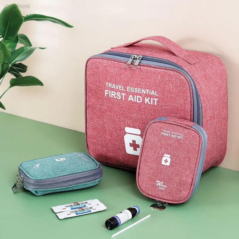 

Home First Aid Kit Large Capacity Medicine Storage Bag Portable Travel Medicine Box Survival Bag Emergency Bag For Car Camping