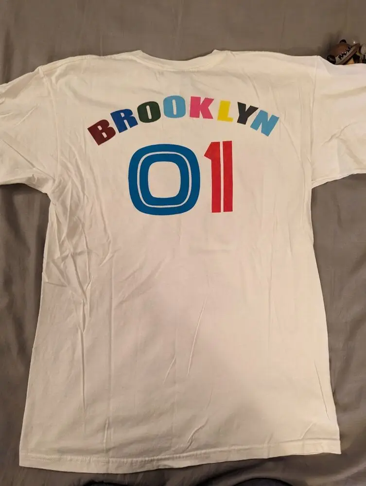 Винтажная уличная одежда Детская футболка с изображением роботов Бруклина