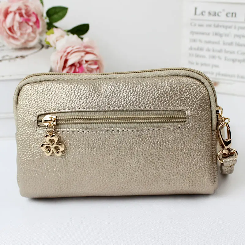 Korean Fashion Handbag Ruffled Handbag Mobile Phone Bag Wrist Coin Purse Clutch Bag Luxury Day Clutches Purses and Handbag