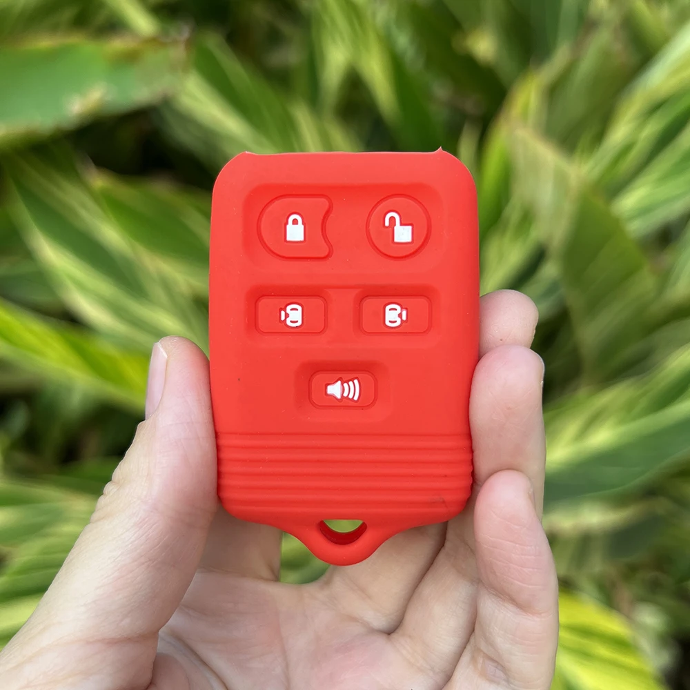 

5-кнопочный силиконовый чехол для дистанционного ключа автомобиля, чехол для Ford Windstar Expedition Lincoln Navigator Freestar 2004-2008, ключ