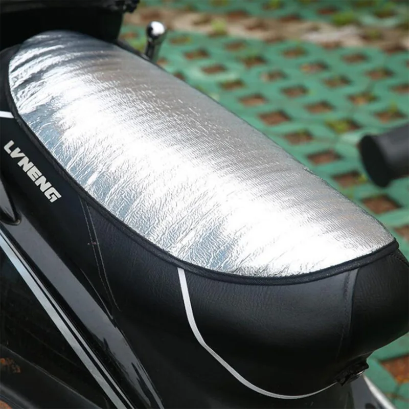 

1PCS Motorcycle Seat Cover Waterproof Summer Scooter Sun Pad Heat Insulation Cushion Prevent Bask Protect Motorcycle Parts