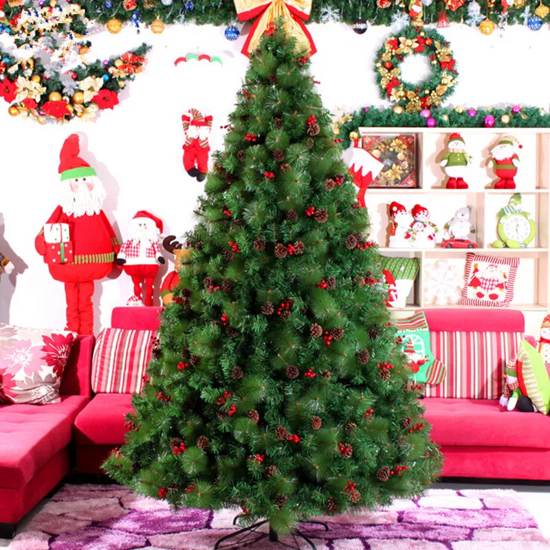 

Free Shipping 3M Tall Luxury Encryption Christmas Tree Echinacea mixed pine needles Christmas items