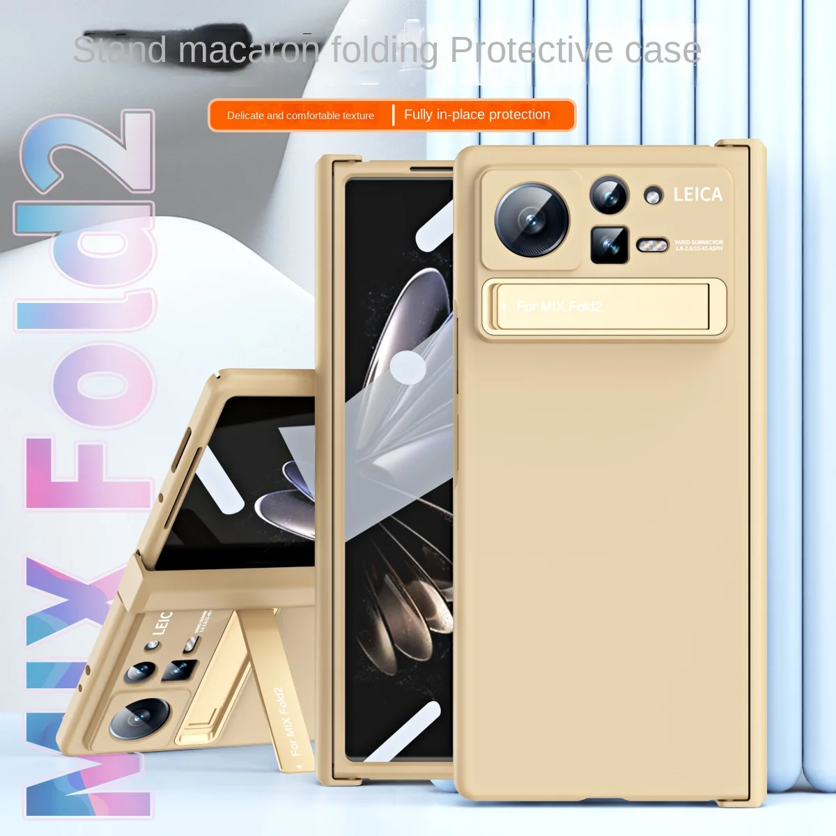 

360 полноразмерный защищенный Прозрачный чехол для Mi Mix Fold 2, чехол для Xiao-Mi Mix Fold2, чехол