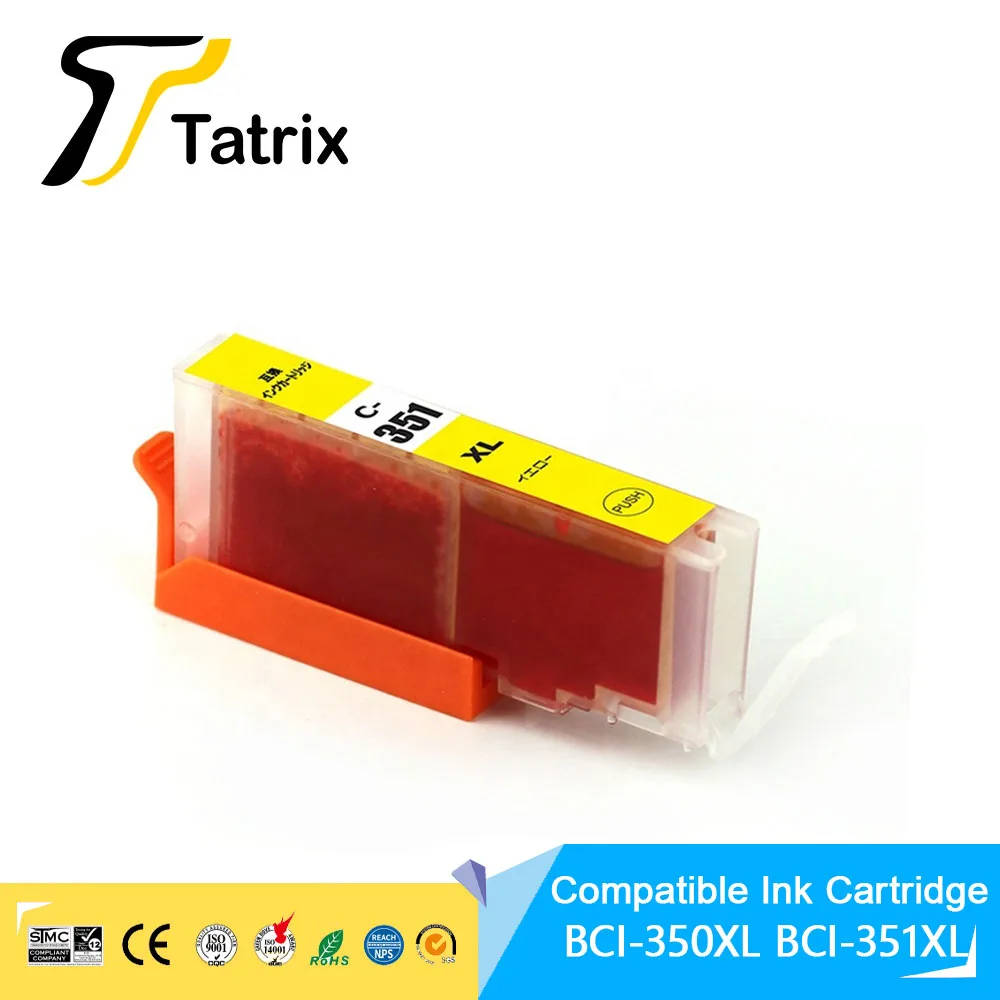 Tatrix BCI-350XL BCI-350 BCI 350 BCI-351XL BCI-351 351 совместимый картридж для принтера Canon PIXUS MG5430 MG5530