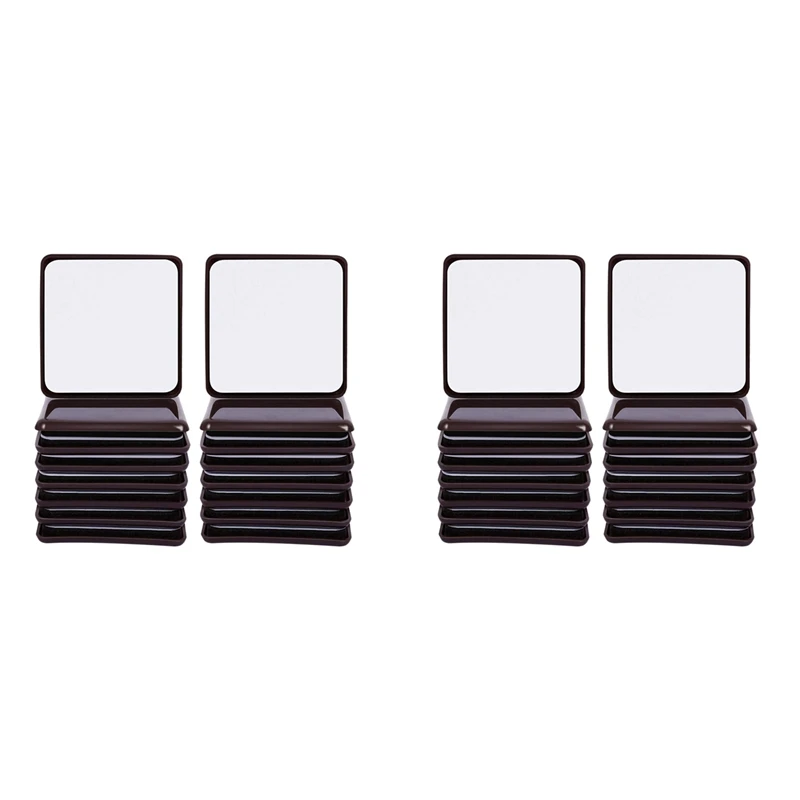 

32Pc Furniture Sliders And Gliders Square Self Adhesive Chair Leg Sliders Floor Protector Pads For Moving Furniture - B