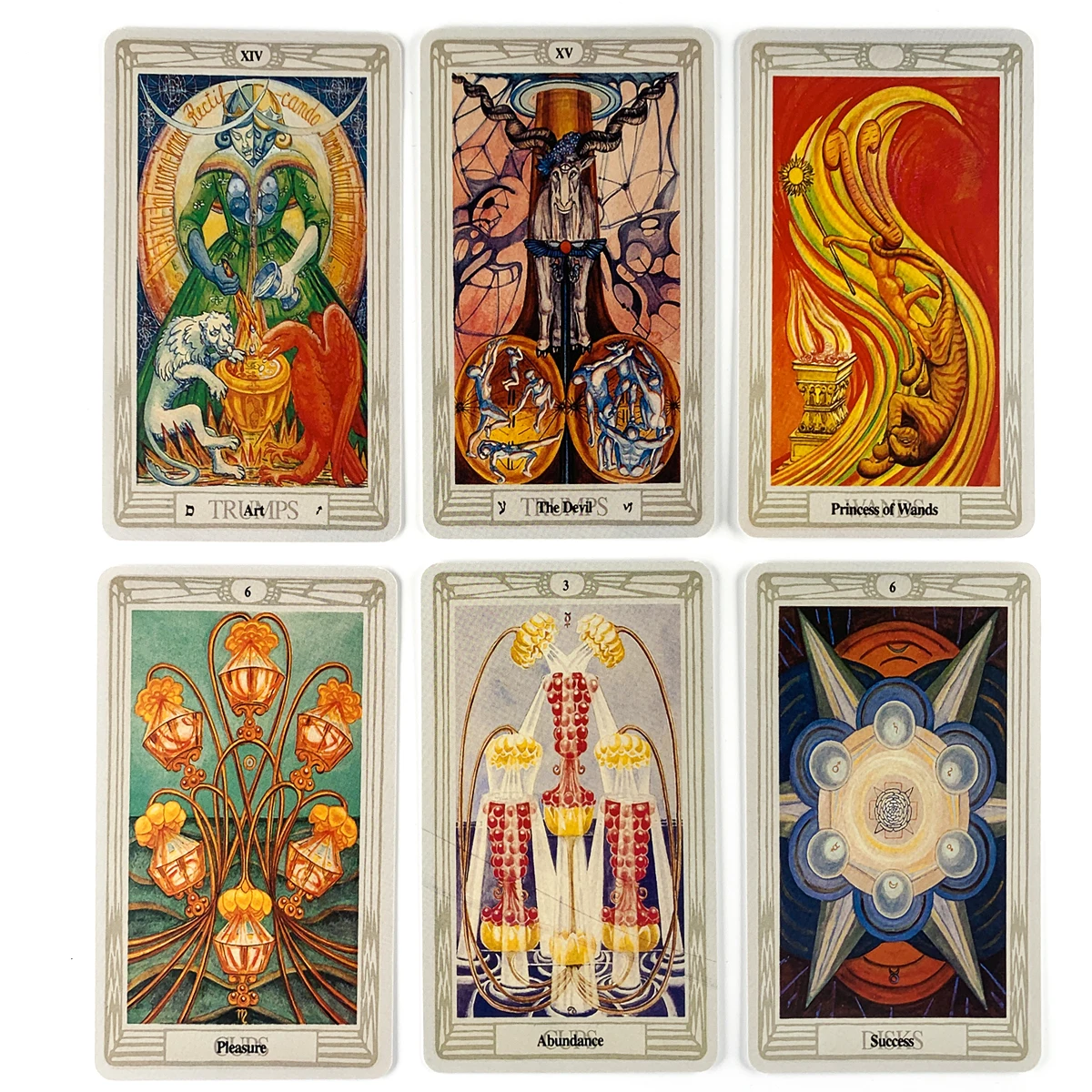 78Pcs Alester Crowley Thoth Tarot Deck Fortune Guidance Telling Divination Board Game With PDF Guidebook For Friends - купить по