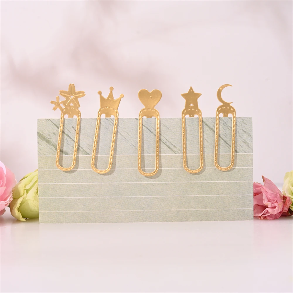 

Clip making can be used as jewelry and small bookmark DIY metal cutting embossing knife die scrapbook decoration