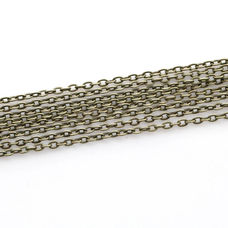 Цепочки для изготовления ювелирных изделий сделай сам металлические Звенья из