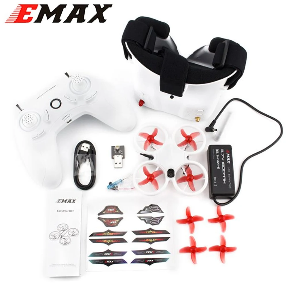 

Emax EZ Pilot для начинающих 82 мм Мини Внутренний FPV гоночный Дрон с 600TVL CMOS камерой 37CH 25mW RC Квадрокоптер BNF / RTF