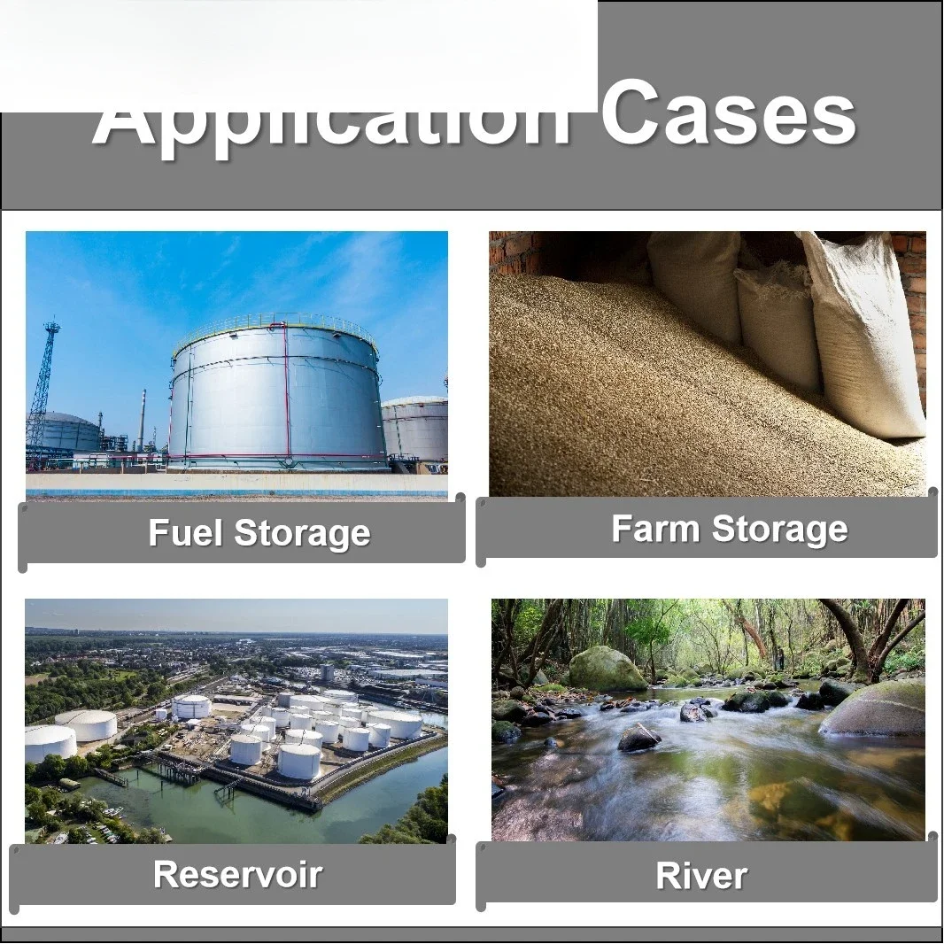 Беспроводной ультразвуковой датчик уровня воды NB IoT LoRaWAN Sigfox для удаленного