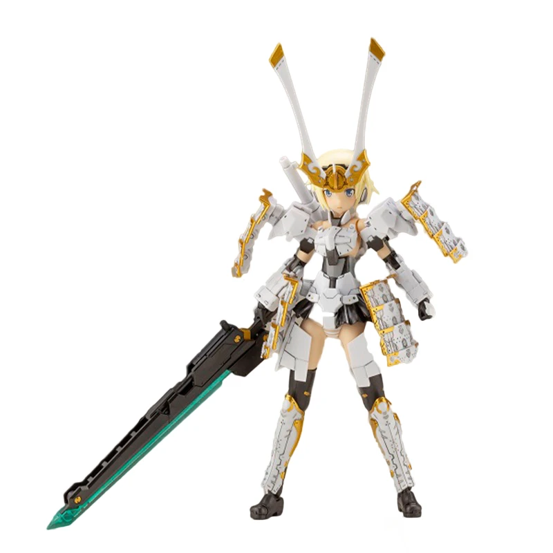 

KOTOBUKIYA Anime Figure FAG Frame Arms Girl White GOURAI Samurai 2.0 Assembled Model Figure Gift