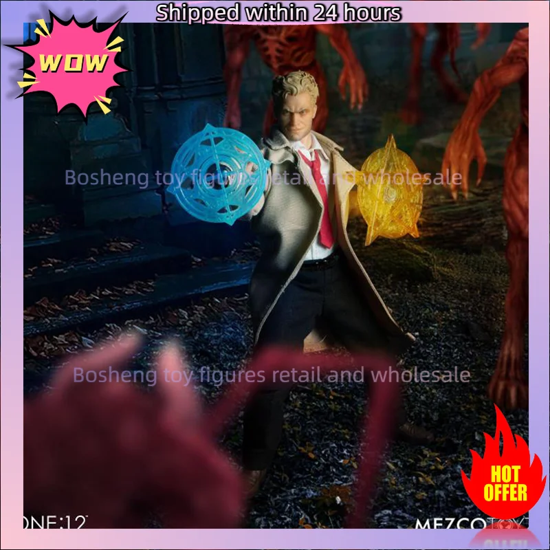 Фото Оригинальный MEZCO TOYZ One: 12 Collective Constantine Deluxe Edition, в наличии, коллекция аниме, фигурки, модель игрушки №1