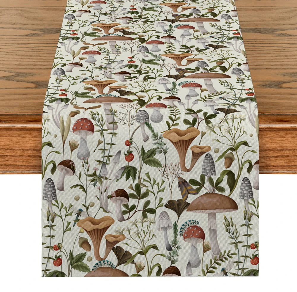 

Скатерть-дорожка полиэстер цветочный рисунок