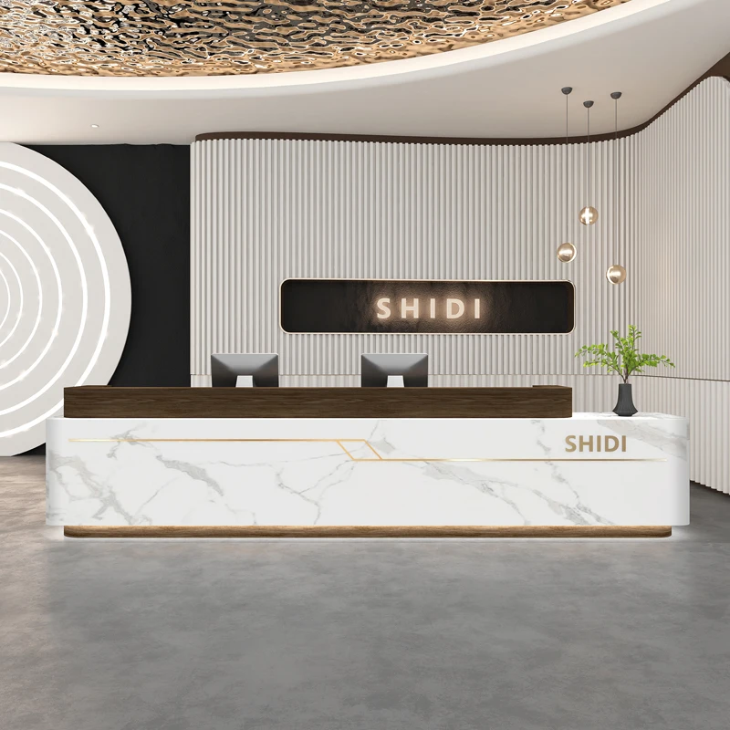 Стойка для кабинета стойка приемной панели простой современная офисная мебель