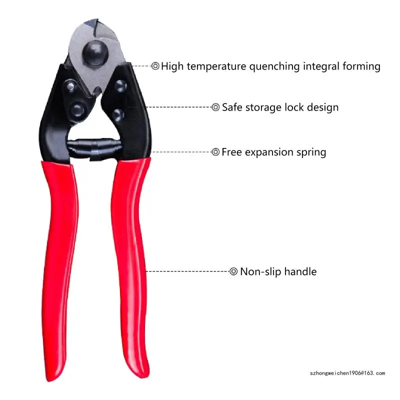 Кабельный резак из нержавеющей стали 28GF тросовый канат для авиационного кабеля