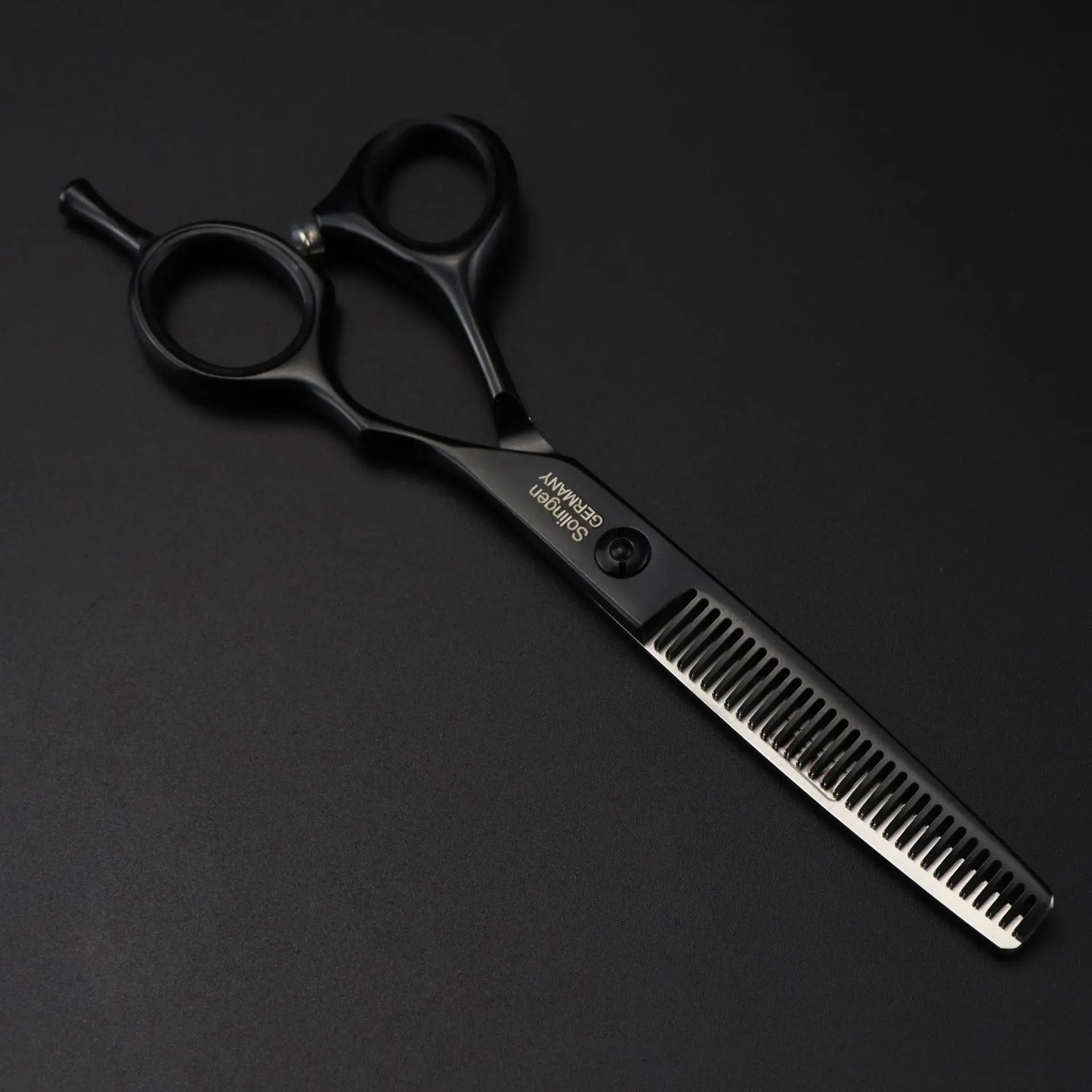 6.0inchdlb-01black Wall Personality Hairdressing Scissors Hair Scissors Straight Snips Fringe Scissors