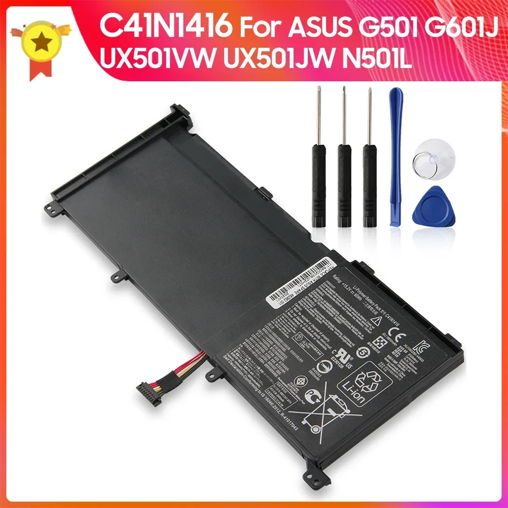 Сменный аккумулятор C41N1416 для ASUS G601J G501 UX501JW UX501VW N501L высококачественные